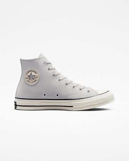 Women's Converse Chuck 70 Suede High Top Shoes Beige / Black | AU 486C1V